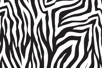 Zebra skin background vector. Animal fur, vector background for Fabric design, wrapping paper, textile, and wallpaper	