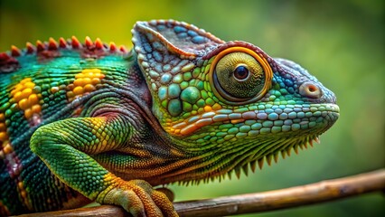 Obraz premium Panther Chameleon Portrait
