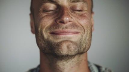 Obraz premium The image features a middle-aged man.