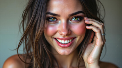 Portrait of a young woman.