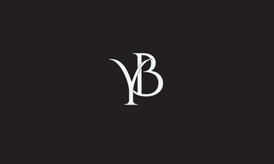 YB, BY, Y, B Abstract Letters Logo Monogram