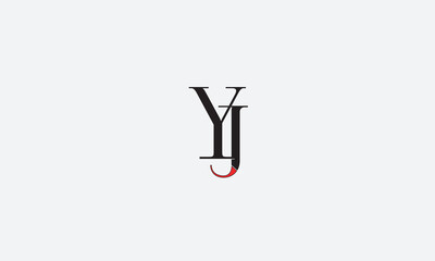 YJ, JY, Y, J Abstract Letters Logo Monogram