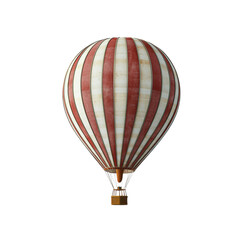 Naklejka premium hot air balloon in the sky isolated on Cutout background.PNG