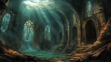 Glowing sea creature drifting in deep waters, a serene underwater encounter revealing nature's hidden wonders.