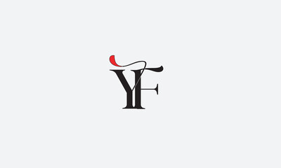 YF, FY, Y, F Abstract Letters Logo Monogram