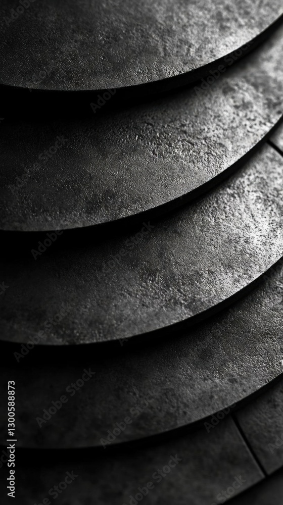 Poster abstract geometric pattern with dark circles