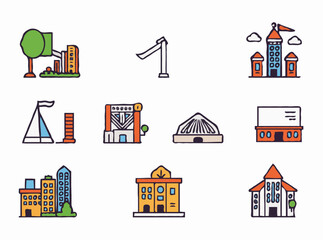 Freelance Job Opportunities Icon Set