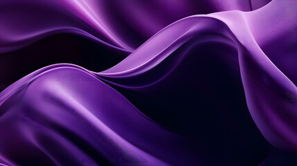 Obraz premium Abstract purple wave on a black background