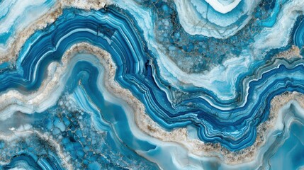 Obraz premium Abstract Coastal Landscape in High Contrast Colors