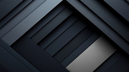 Abstract layered geometric shapes, dark gray and silver.  Background  Modern design. Use  Wallpaper or website background