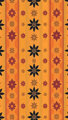 Patterned wallpaper from the 1970s/1980s, isometry. with white shades