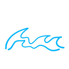 Sea wave pattern background
