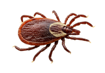 Tick isolated on transparent background