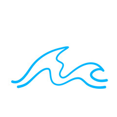 Sea wave pattern background
