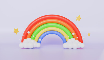 Podium kid style Clouds and weather with empty space for kids