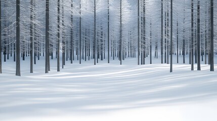 Silent winter scene snowy forest landscape nature photography tranquil environment atmospheric viewpoint serenity concept