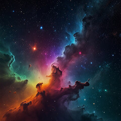 northern lights and stars