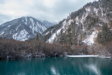 Jiuzhai Valley National Park located in Sichuan Province, China, is a UNESCO world natural and...