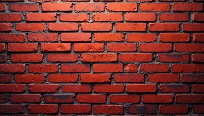 Obraz premium Red brick wall, seamless texture Vintage industrial background , vintage, brickwork, element
