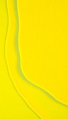 Bright colorful yellow color cardboard texture, isometry. with white shades