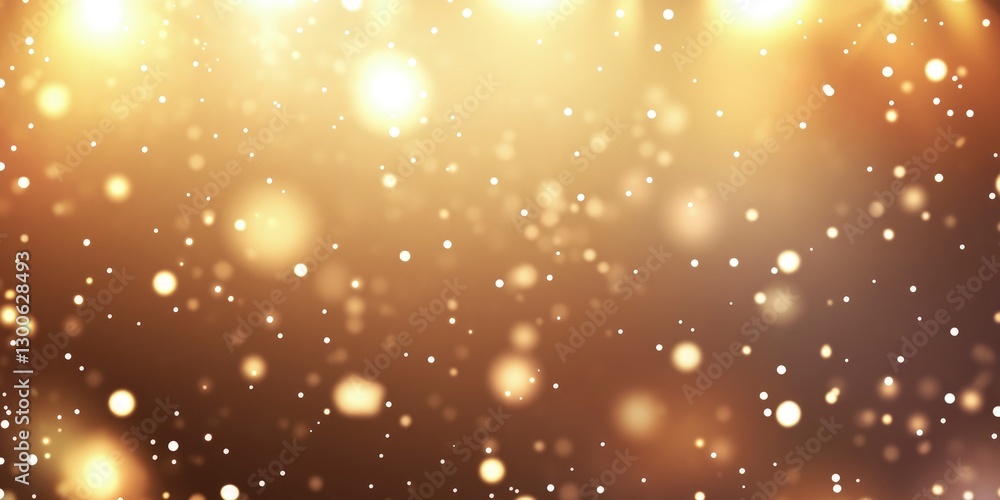 Poster stage with golden light spotlights shining down from the top left corner of the screen to illuminate