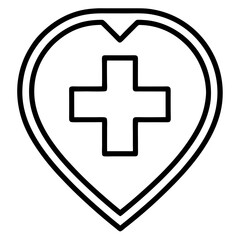 health control icon- vector white background.