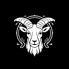 Goat - High Quality Vector Logo - Vector illustration ideal for T-shirt graphic