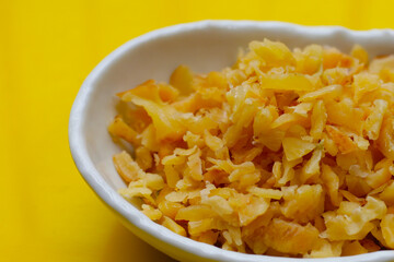 Dries cabbage leaves praserveg vegetables