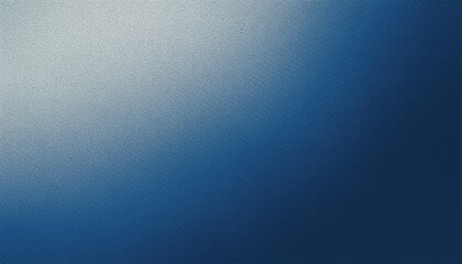 Fototapeta premium Blue gray grainy gradient background, noise texture banner poster header backdrop design