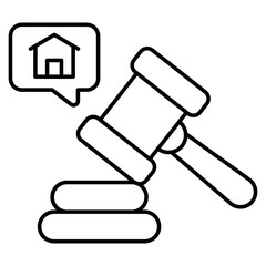 Trendy design icon of auction