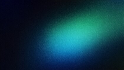 Dark grainy background, blue green black abstract backdrop, noise texture banner poster grunge header design copy space