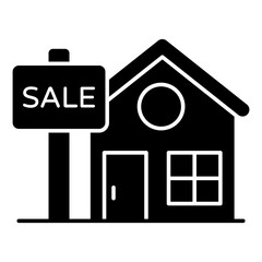 Premium download icon of sale board