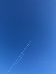 airplane in the sky