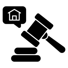 Trendy design icon of auction