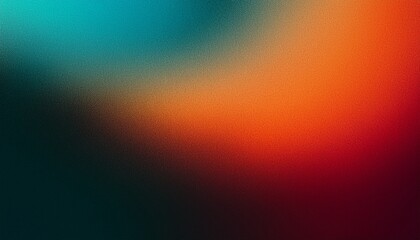 Dark grainy gradient background teal orange light blue black red noise texture banner backdrop glowing colors poster design