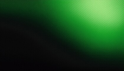 Obraz premium Glowing green white black grainy abstract dark background web landing page header noise texture color gradient banner design copy space