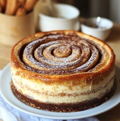Cinnamon Roll Honeybun Cheesecake Recipe
