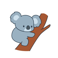 Cute and adorable koala illustration
