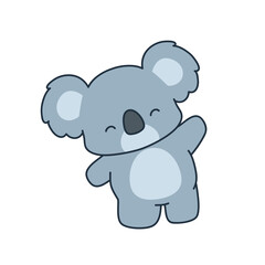 Cute and adorable koala illustration
