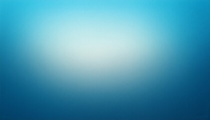 Obraz premium Light blue white color gradient background, smooth grainy texture effect, copy space