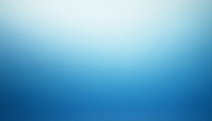 Obraz premium Light blue white color gradient background, smooth grainy texture effect, copy space