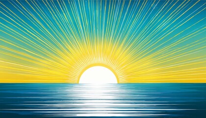 summertime background with summer sun and white brush strokes for summer season creative graphic design hot sunny day  illustration