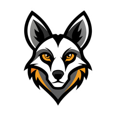 Obraz premium African Wild Dog head mascot logo design vector