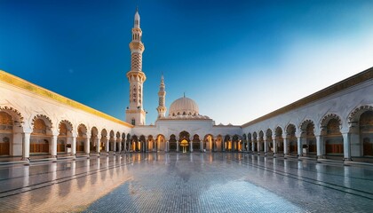 elegant masjid in jeddah mosque background