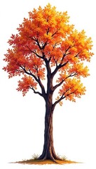 Brown tree branches isolated on white background, branch, tree trunks