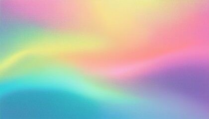 Pastel colors gradient background grainy texture holographic abstract banner cover header design
