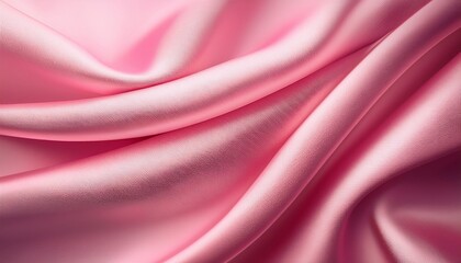 Obraz premium Pink abstract gradient background light smooth luxury pastel satin drapery texture banner design copy space