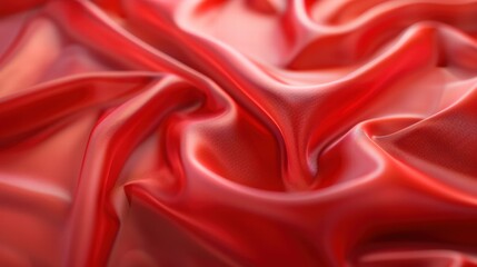 Fototapeta premium Detailed view of polyester clothing and its effect on human skin reaction.