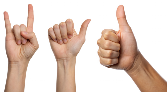 A person gestures with open hands on one side and a clenched fist on the other, symbolizing contrast in emotions or concepts like peace and strength. - Powered by Adobe