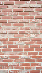Obraz premium old red brick wall texture background, professional photography. with white shades